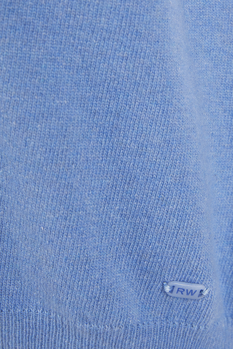 BASIC V-NECK SLIP-OVER BLUE 4