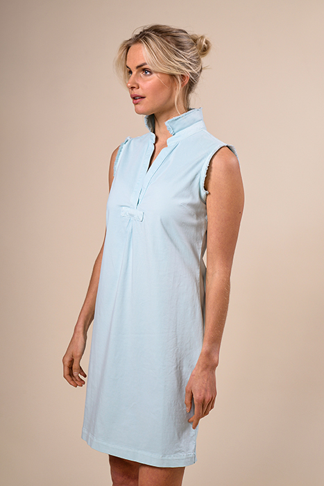 SLVS DRESS WITH EMBROIDERY GREEN 2