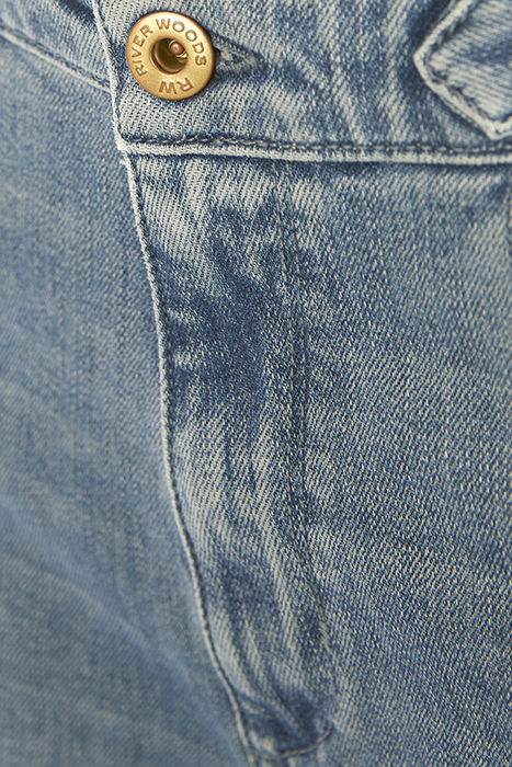 MID HIGH WAIST MIDCALF LARGE DENIM 4