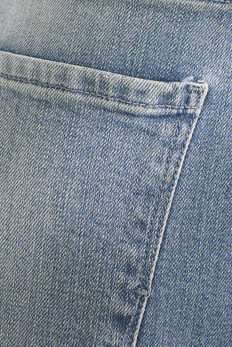 MID HIGH WAIST MIDCALF LARGE DENIM 5