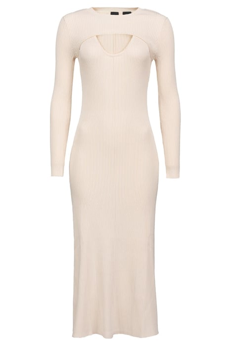 MANRESA ABITO COSTINA CREPE PARCHMENT BEIGE 5