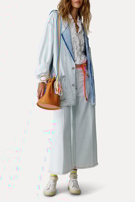 WASHED LEATHER BUCKET BAG MIELE 2