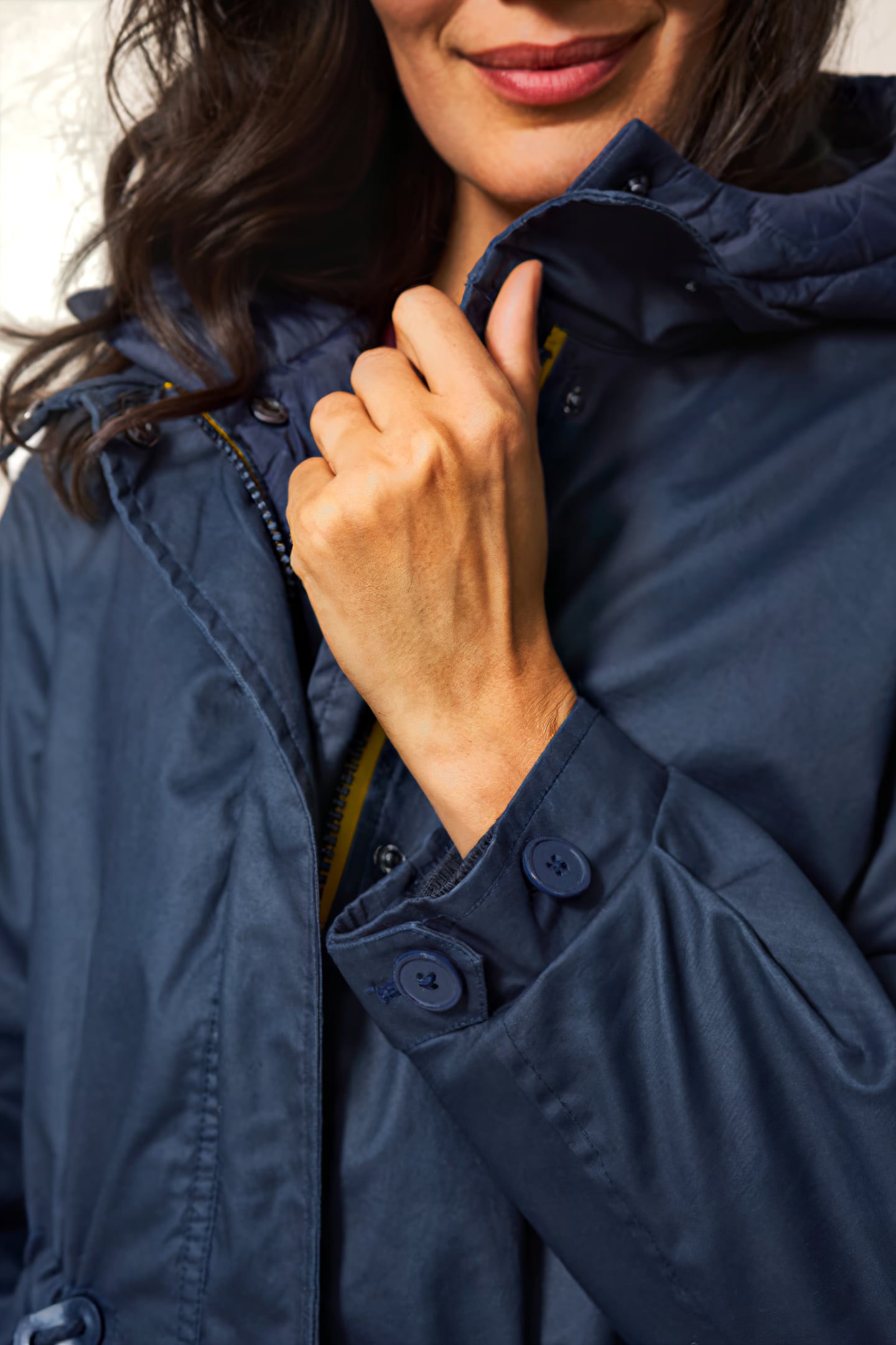 RILEY COATED COTTON PARKA DARK NAVY 4