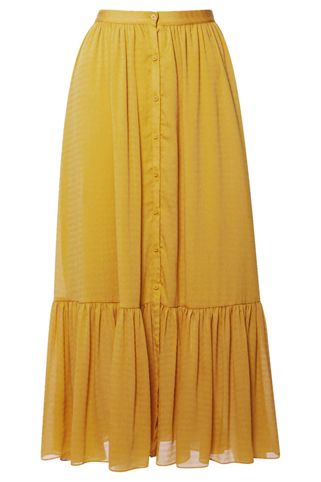 ANITTA CORA DRAP RUF HEM MI SK BRIGHT GOLD 5