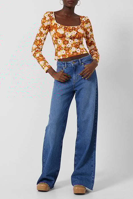 REBECA ASTRIDA ECO MED JRY TOP AMBER YELLOW MULTI 5