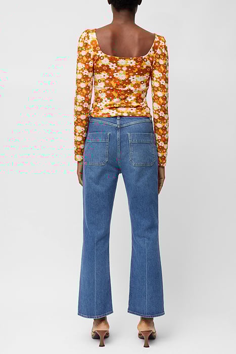 REBECA ASTRIDA ECO MED JRY TOP AMBER YELLOW MULTI 3