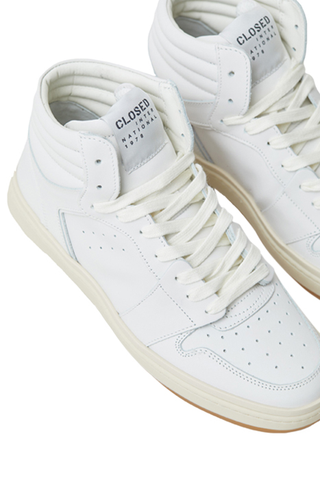 WOMEN SNEAKER HIGH SHOES WHITE 9