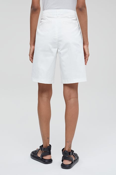 WOMEN BERMUDA SHORTS IVORY 2