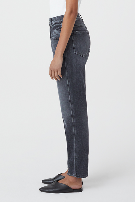 WOMEN PEDAL PUSHER JEANS DARK GREY 3