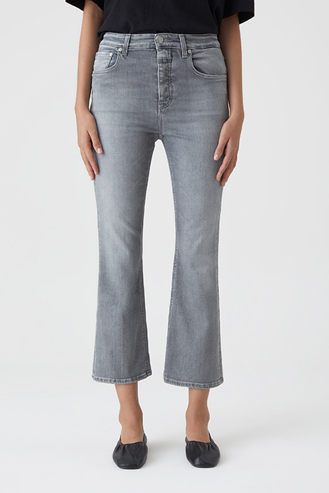 Closed Women Hi-sun Jeans Mid Grey Maat: W27L34 | Flared Jeans Outlet | Dames | Grijs