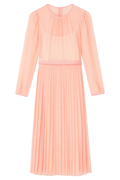 AVERY MIDI DRESS PINK/CREAM 5