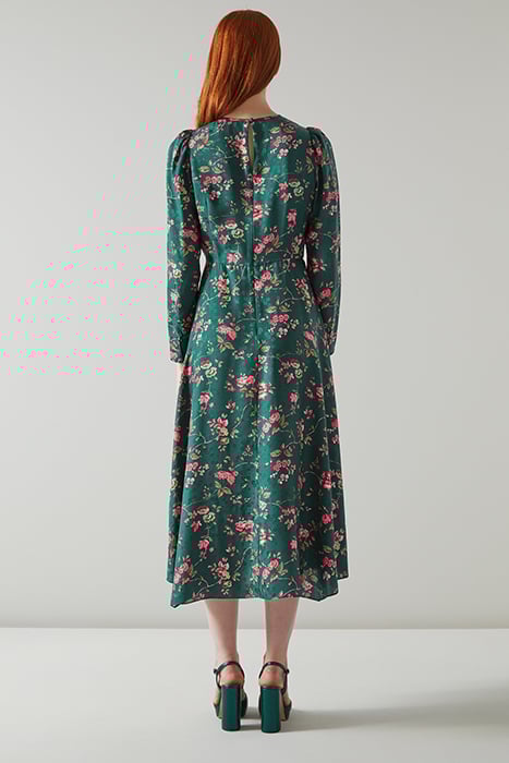 ANGELICA MIDI DRESS GREEN 2