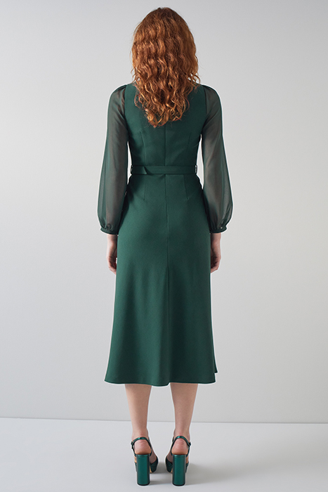 PERDY MIDI DRESS GREEN 2
