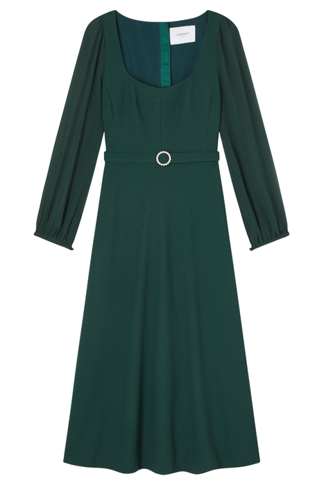 PERDY MIDI DRESS GREEN 3