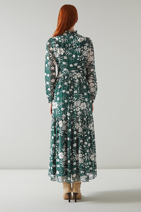 PATTI SHIRT DRESS DARK GREEN 2