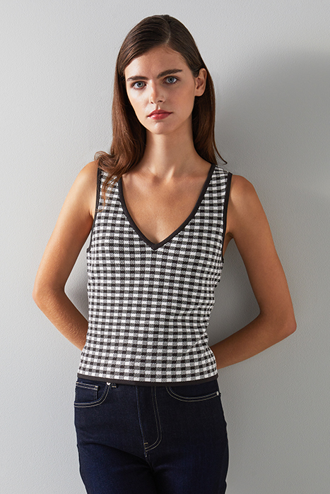 JASMINE TANKS & CAMI BLACK/CREAM 1