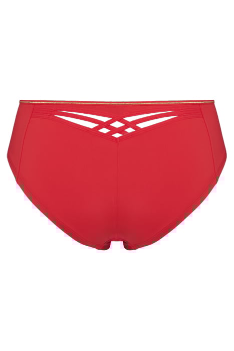 DAME DE PARIS POMEGRANATE AND GOLD BRAZILIAN BRIEFS 4