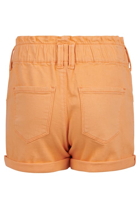 GA-COLOURED PAPERBAG DENIM SHORT JILL&MITCH BY SHOEBY ORANGE 4