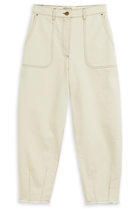 LNDSEND BALLON LEG JEAN ECRU 4