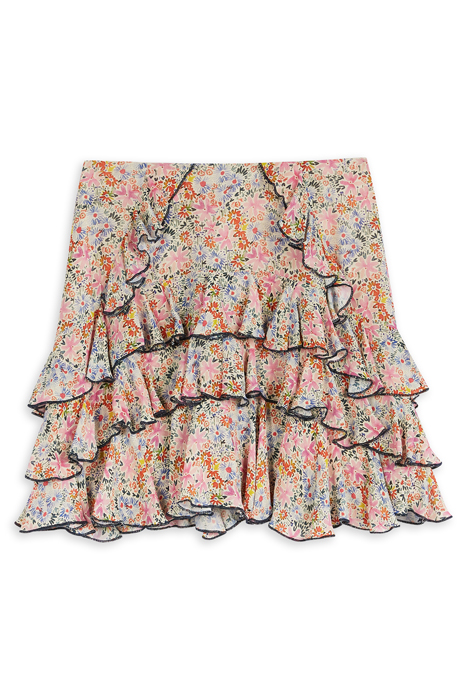 CEDA FRILL FLORAL SKIRT LT-PINK 4