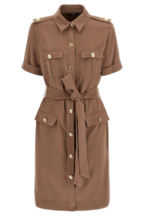 MALIKA DRESS TRUFFLE DUST MULTI 4