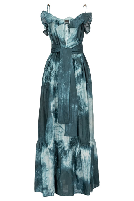 MONCALIERI ABITO MUSSOLA GREEN/WHITE 6