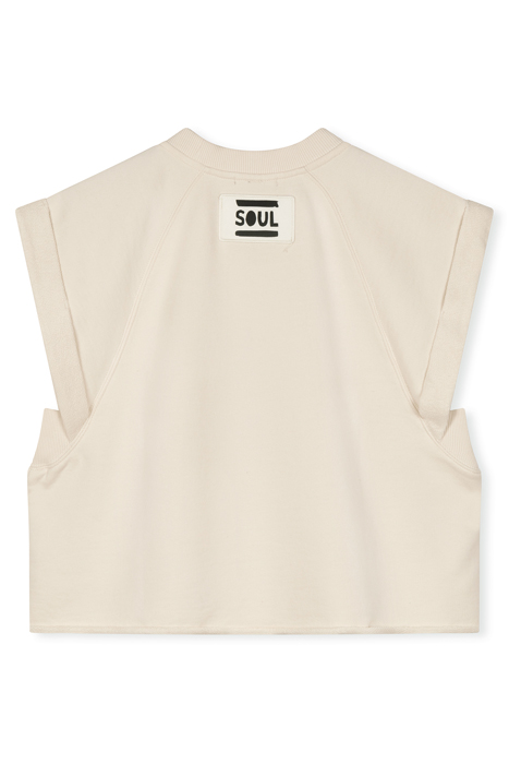 CROPPED SHORTSLEEVE SWEATER DUST 5