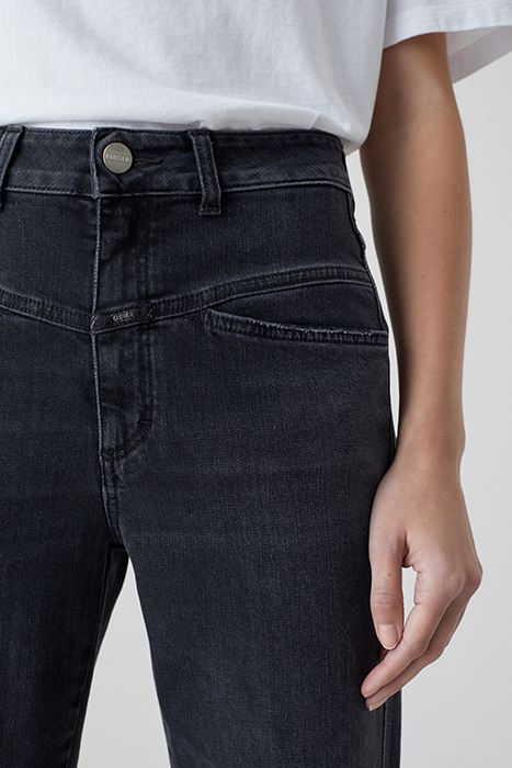 PEDAL PUSHER JEANS DARK GREY 4