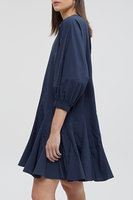 SHORT GODET DRESS DARK NIGHT 3