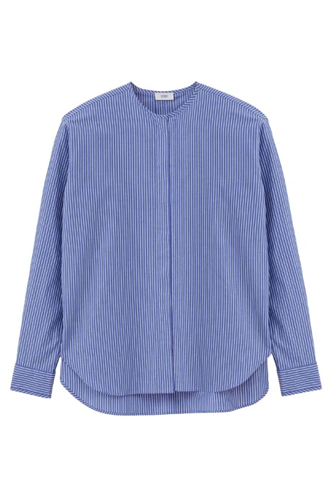 COLLARLESS BLOUSE GALAXY BLUE 3