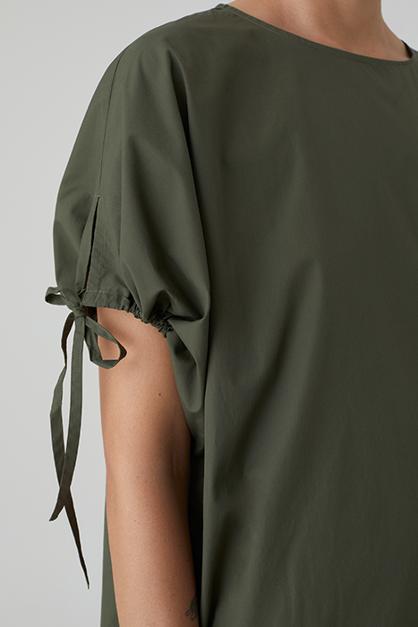 GATHERED DRESS PINE GREEN 4