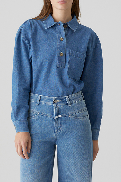 DENIM SHIRT LIGHT BLUE 1