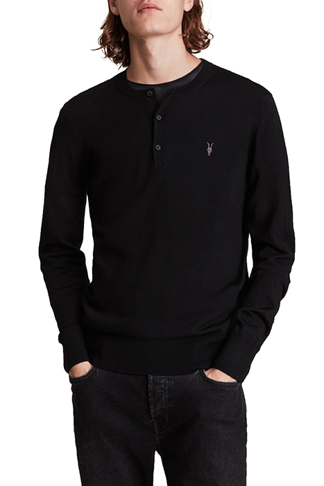 MODE MERINO LS HENLE BLACK 1