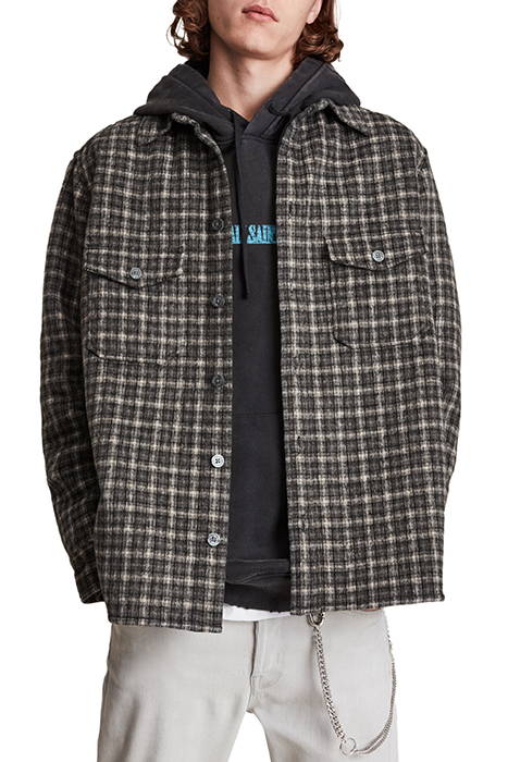 GUERRA LS SHIRT JET BLACK/GREY 1