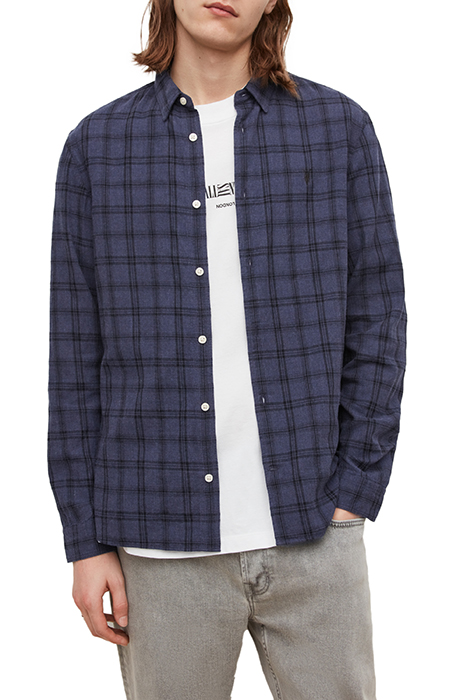 CORUNA LS SHIRT SLATE BLUE 1