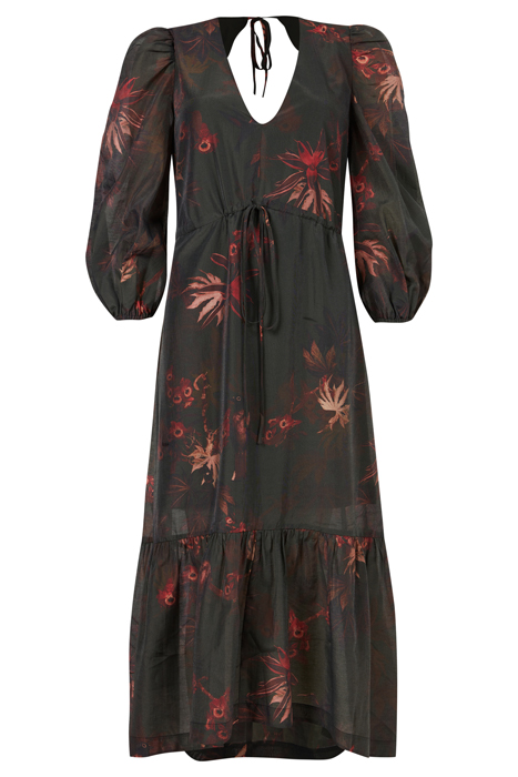 ROSI NILA DRESS DARK KHAKI GREEN 5