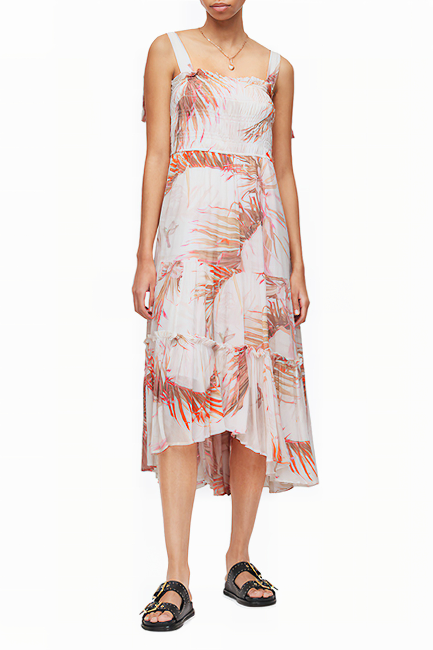 GABI LUAR DRESS PINK 1