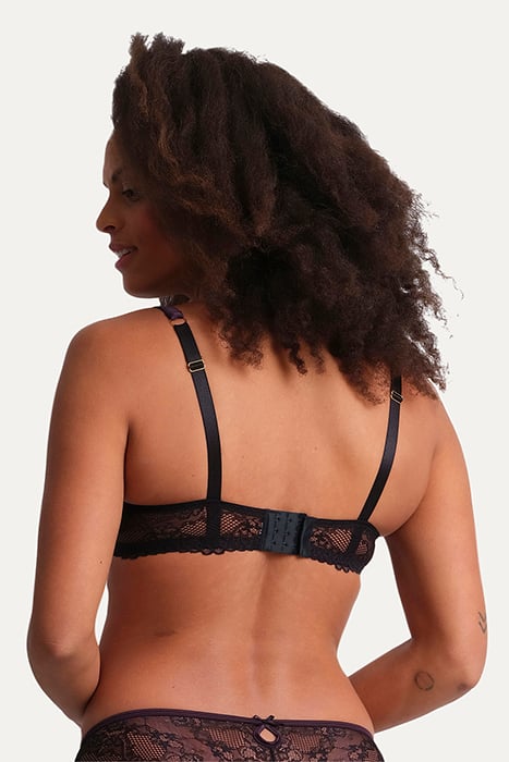 CO BRA TSHIRT LINDSEY SATIN LACE FATAL VIOLET 3