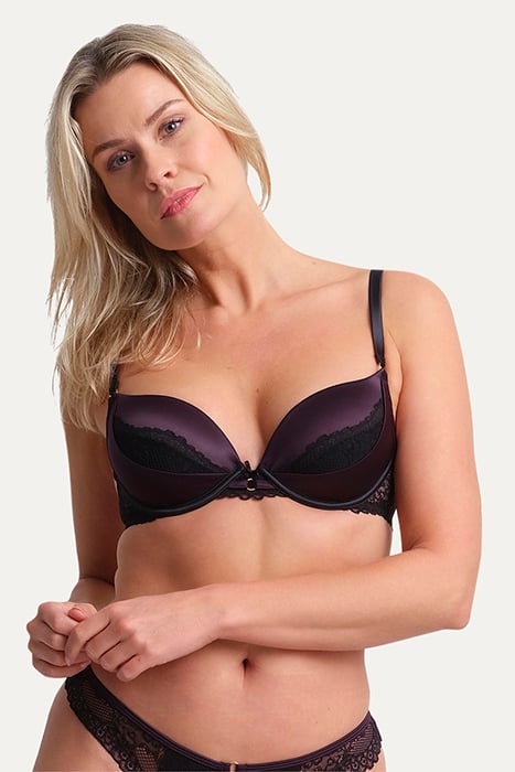 CO BRA TSHIRT PUSH LILLY SATIN LACE FATAL VIOLET 2