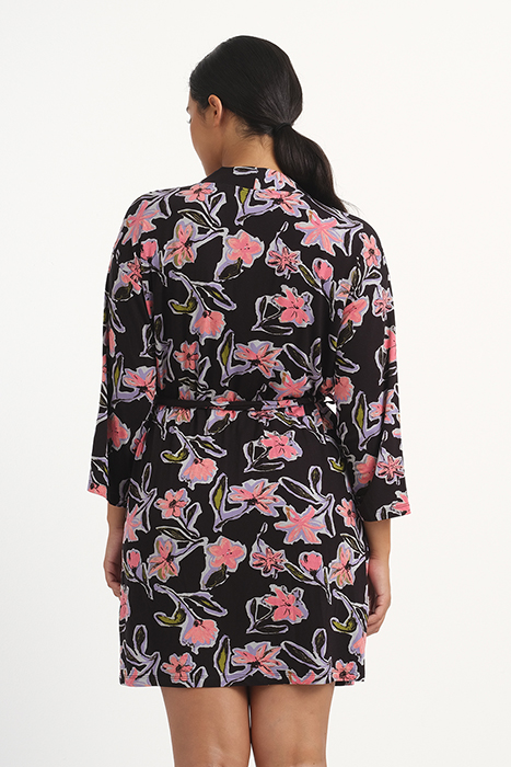 LW OVER KIMONO JULIA PAINTED FLOWER ACID FLOWERS 3