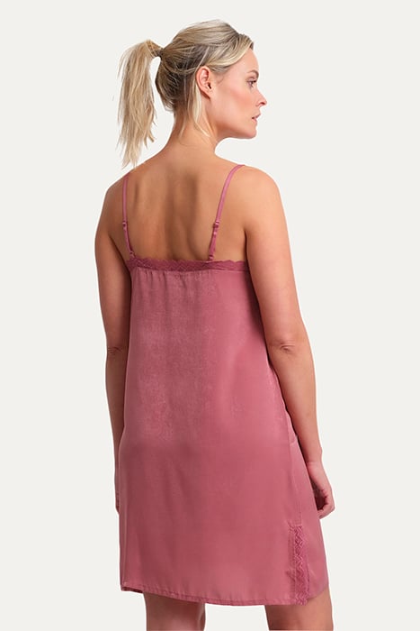 NW 1P NIGHTDRESS NENNA SATIN ANTIQUE ROSE 3