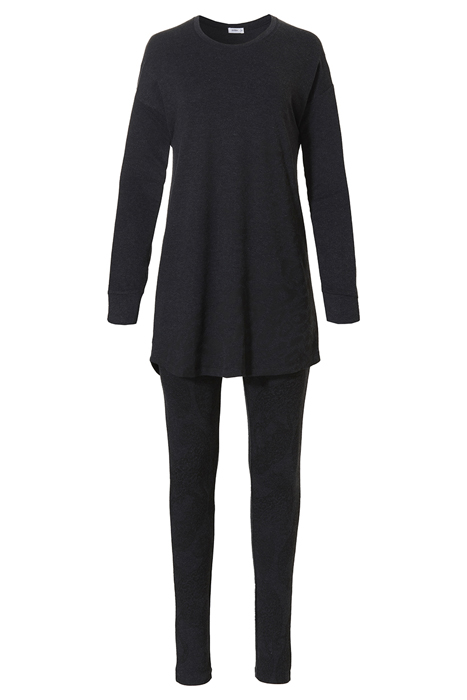 NW SET PYJAMA LS SUZIE TIGER BLACK 1