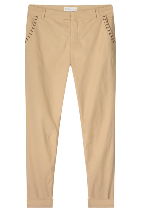 CHINO PANTS PEACHY FINE TWILL ALPACA 4