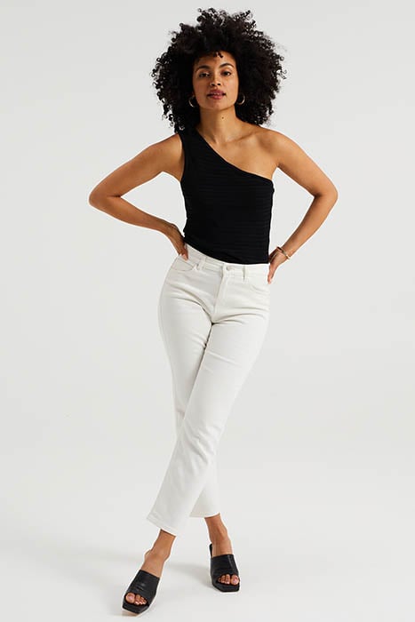 5-POCKET HIGH WAIST OFF-WHITE 4
