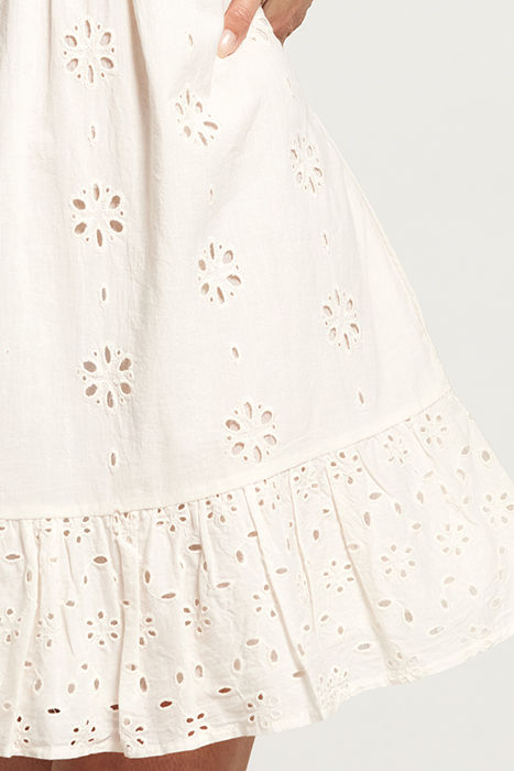 IBIZA DRESS BRODERIE ANGLAISE JET STREAM WHITE 6