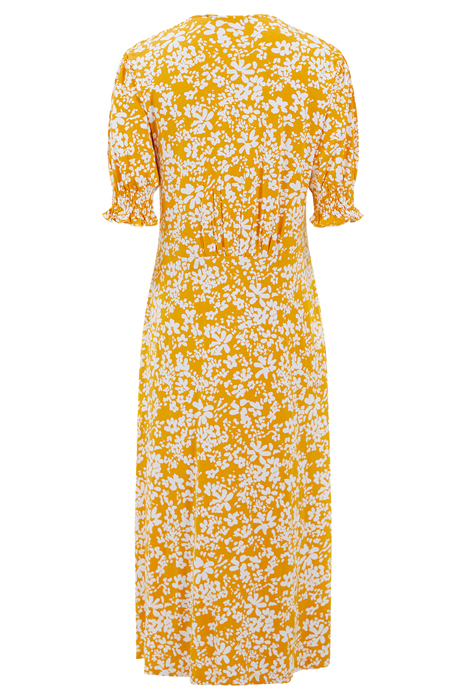 VEE BUTTON-THRU M SAFFRON / WHITE 8