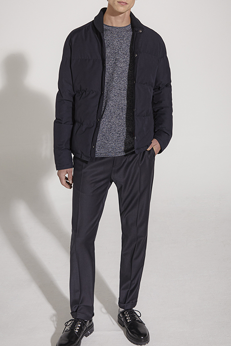 NAVY FLANNEL JOGGERS 3