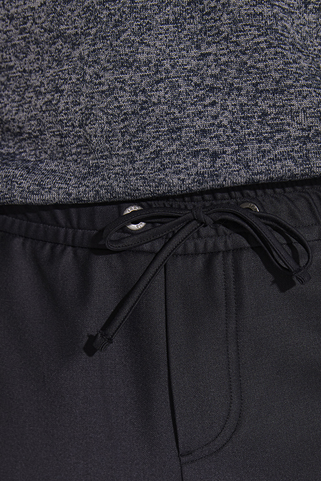 NAVY FLANNEL JOGGERS 7