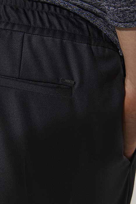 NAVY FLANNEL JOGGERS 6