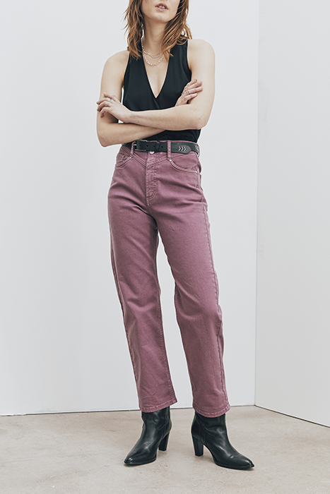 HIBISCUS ORGANIC MID-WAIST CROPPED SLOUCHY JEANS 2